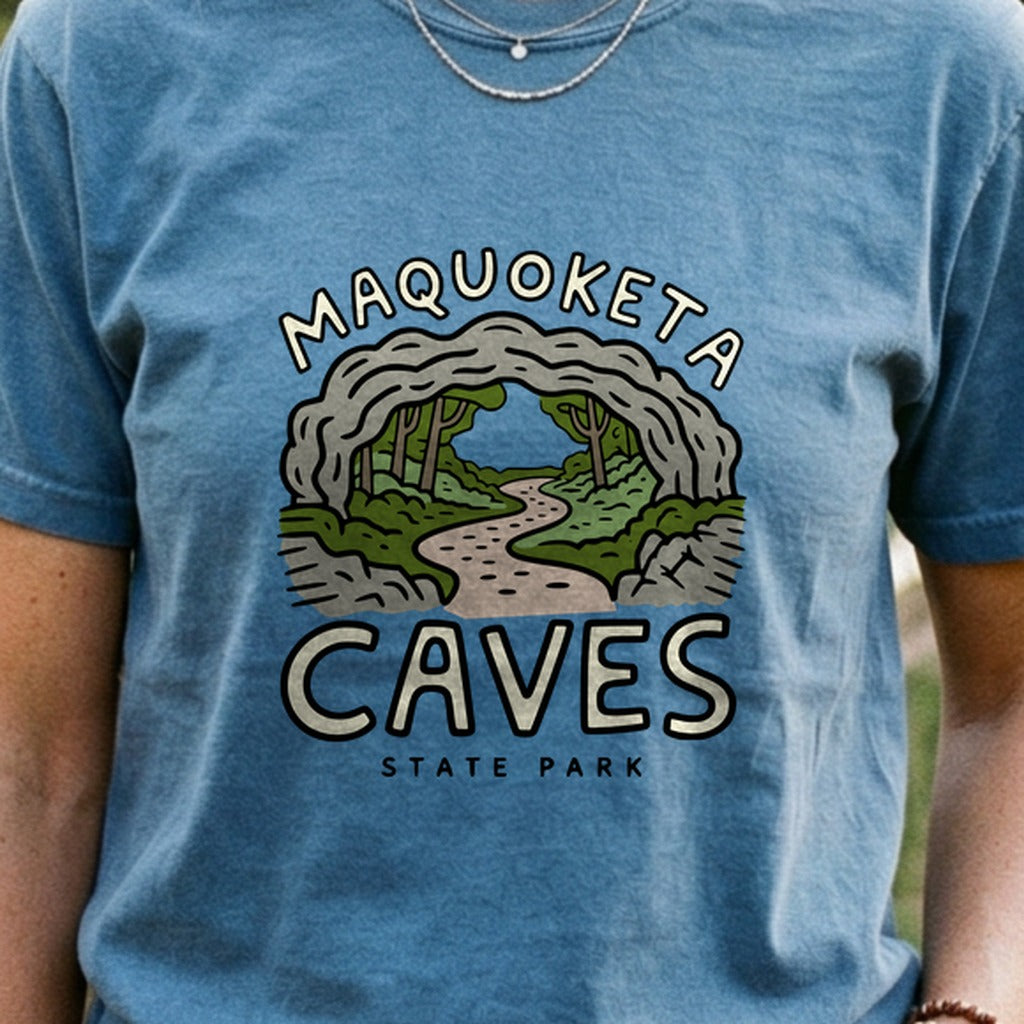 Maquoketa Caves State Park Cotton T-Shirt