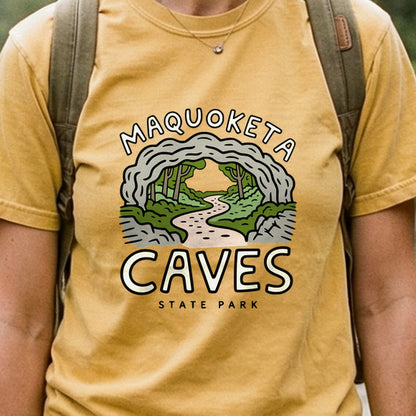 Maquoketa Caves State Park Cotton T-Shirt