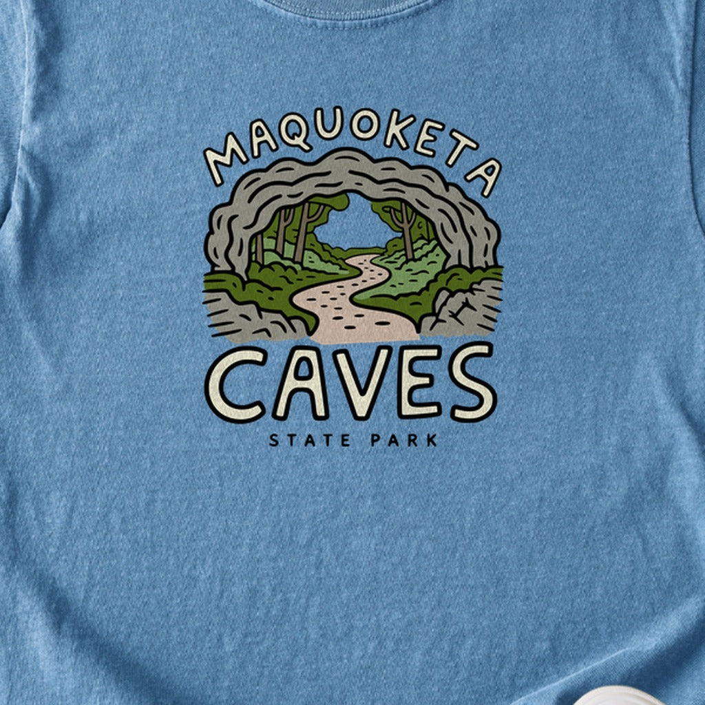 Maquoketa Caves State Park Kids Cotton T-Shirt