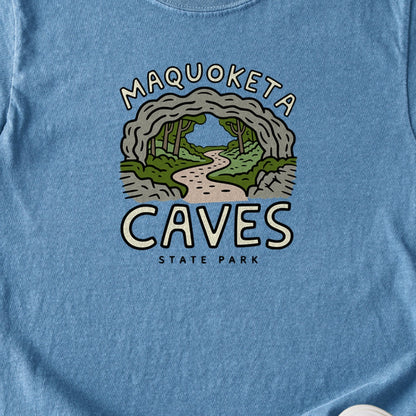 Maquoketa Caves State Park Kids Cotton T-Shirt