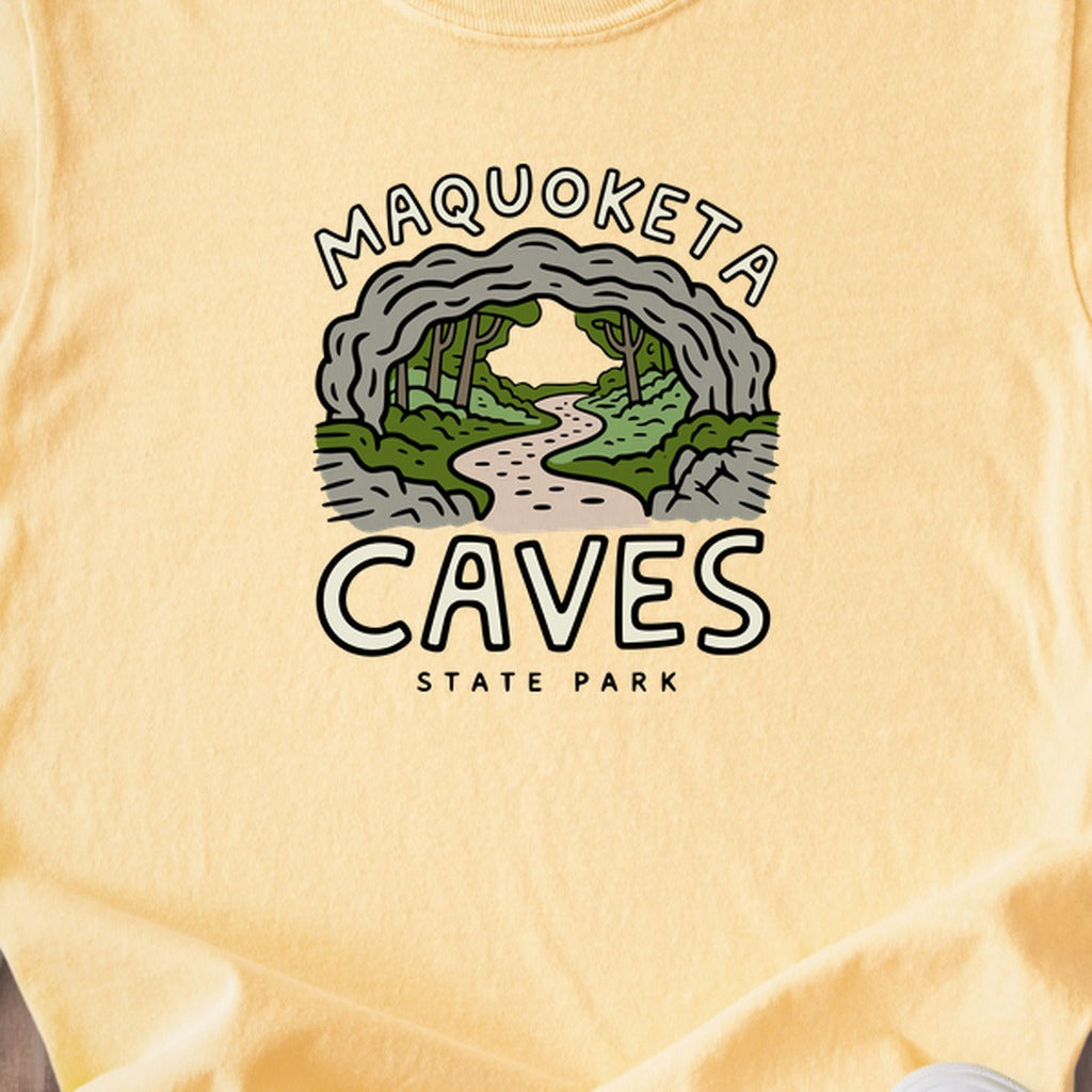 Maquoketa Caves State Park Kids Cotton T-Shirt