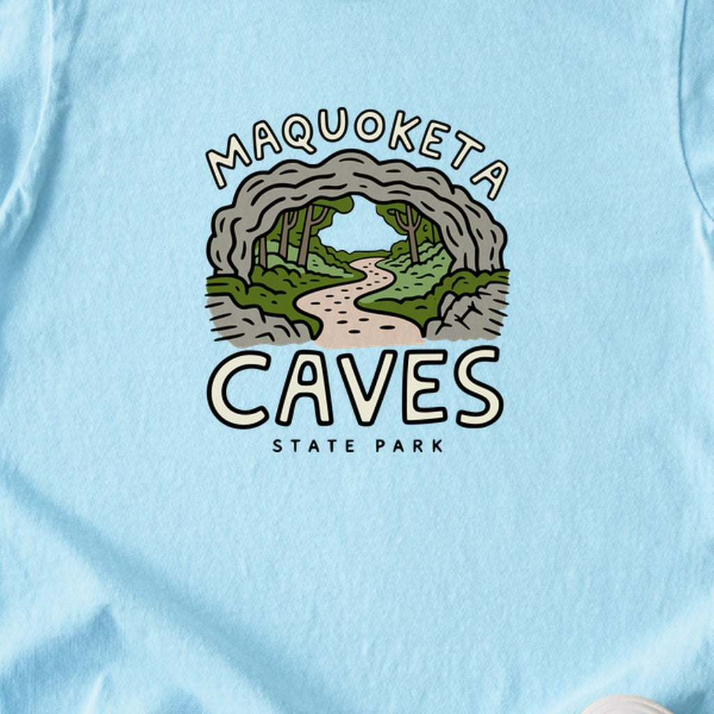 Maquoketa Caves State Park Kids Cotton T-Shirt