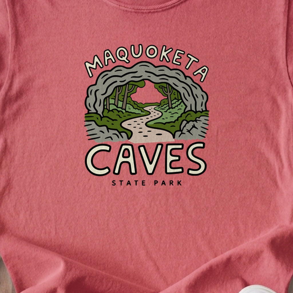 Maquoketa Caves State Park Kids Cotton T-Shirt