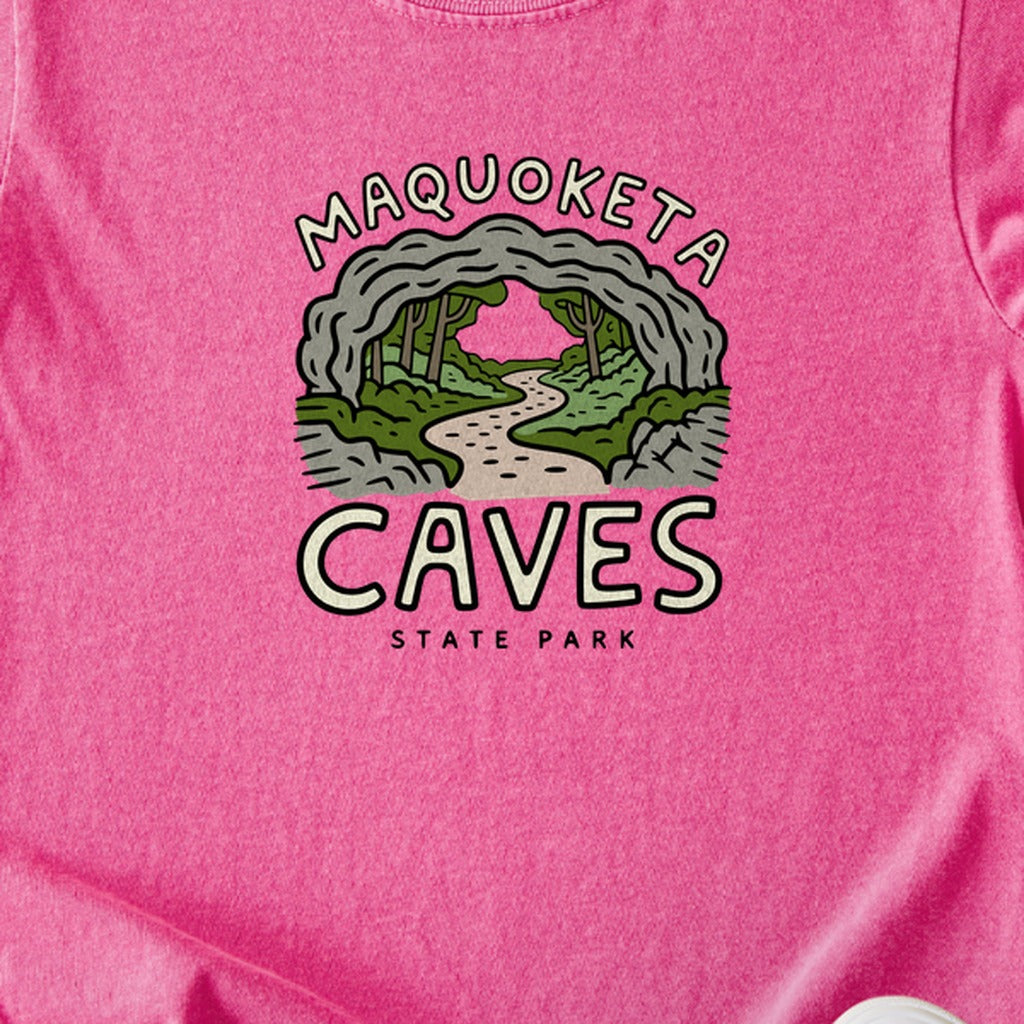 Maquoketa Caves State Park Kids Cotton T-Shirt