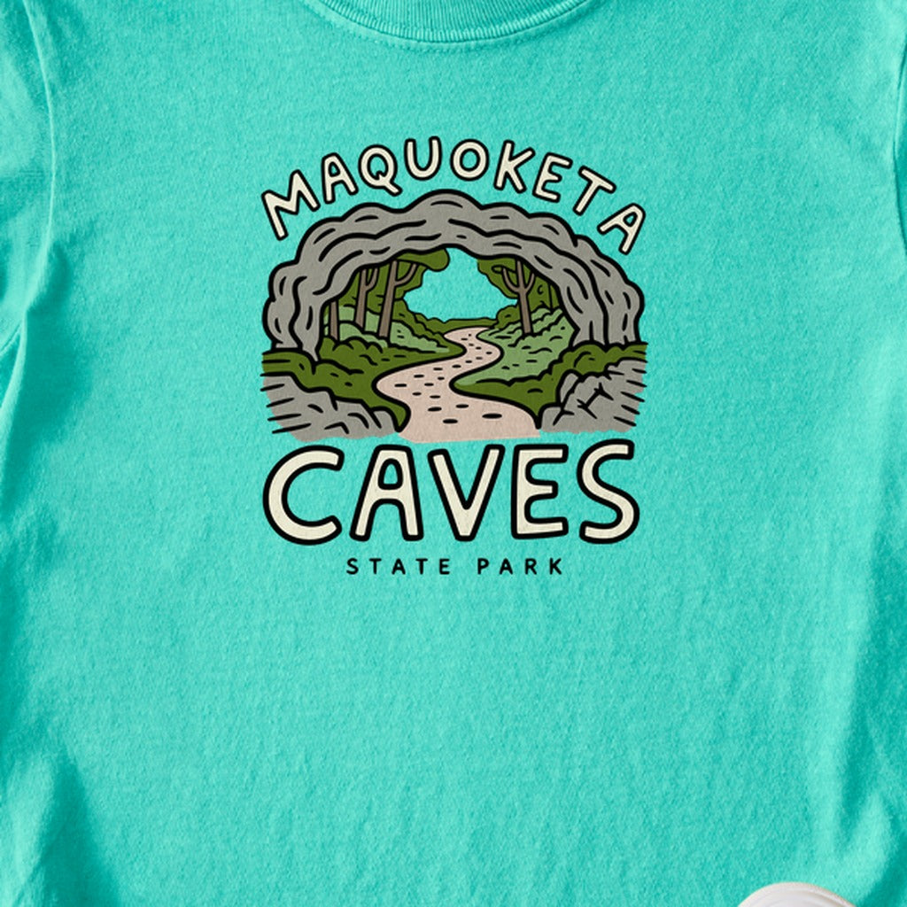 Maquoketa Caves State Park Kids Cotton T-Shirt