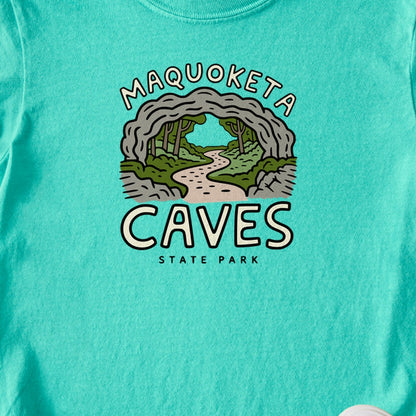 Maquoketa Caves State Park Kids Cotton T-Shirt