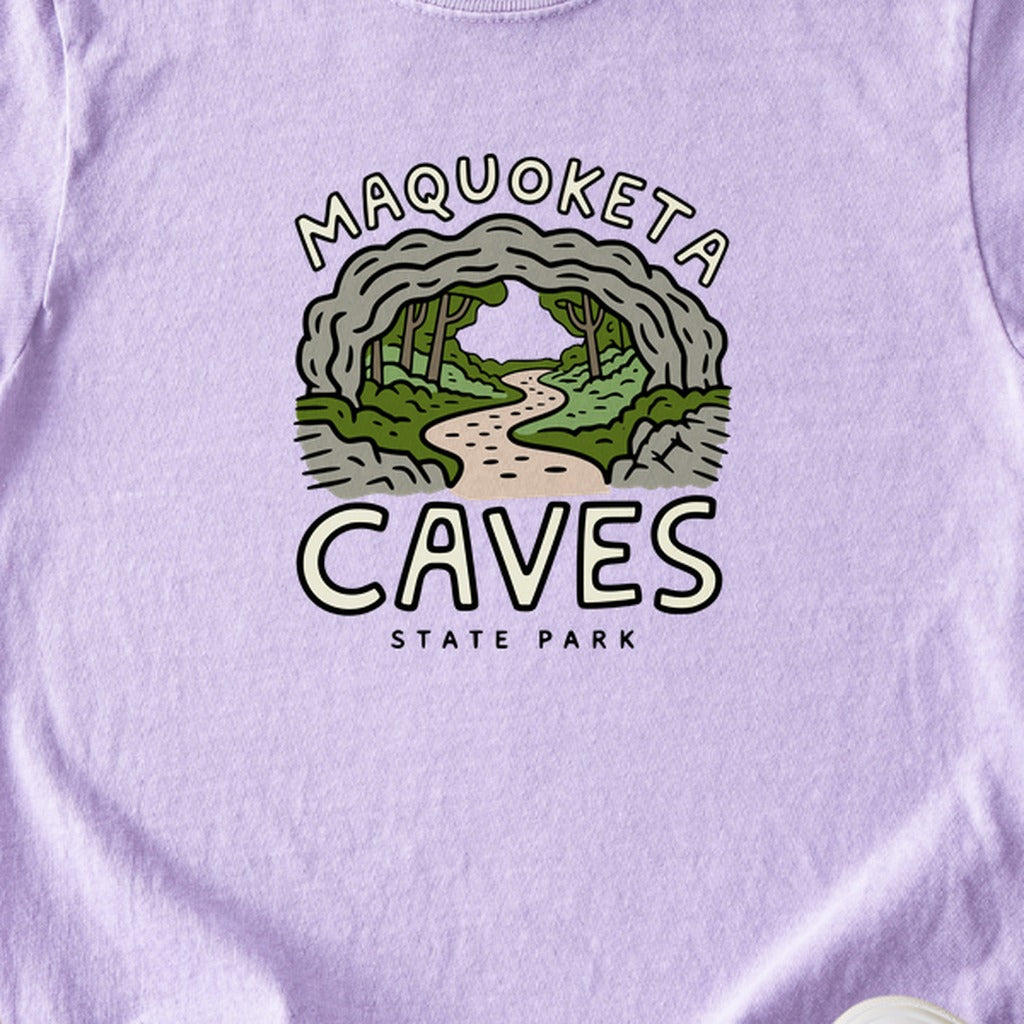 Maquoketa Caves State Park Kids Cotton T-Shirt