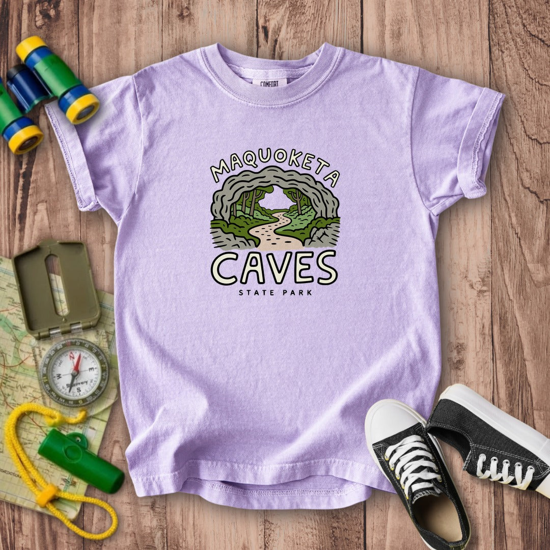 Maquoketa Caves State Park Kids Cotton T-Shirt