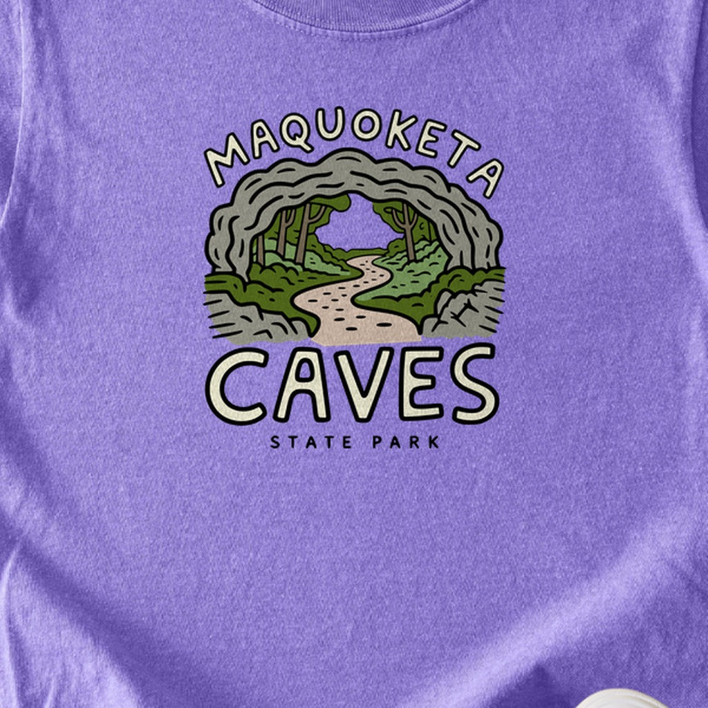 Maquoketa Caves State Park Kids Cotton T-Shirt