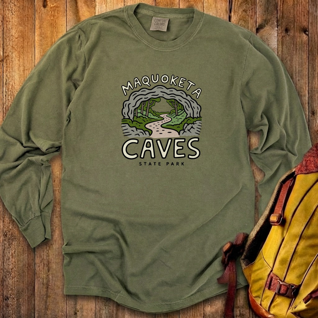 Maquoketa Caves State Park Cotton Long Sleeve