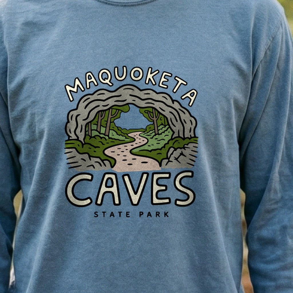 Maquoketa Caves State Park Cotton Long Sleeve
