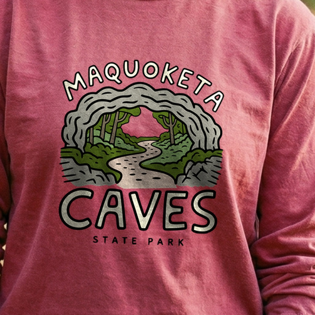 Maquoketa Caves State Park Cotton Long Sleeve