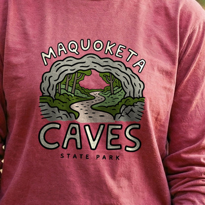 Maquoketa Caves State Park Cotton Long Sleeve