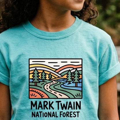 Mark Twain National Forest Kids Cotton T-Shirt