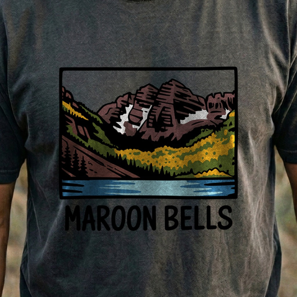 Maroon Bells Cotton T-Shirt