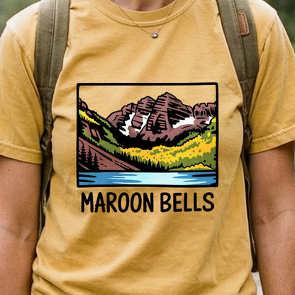 Maroon Bells Cotton T-Shirt