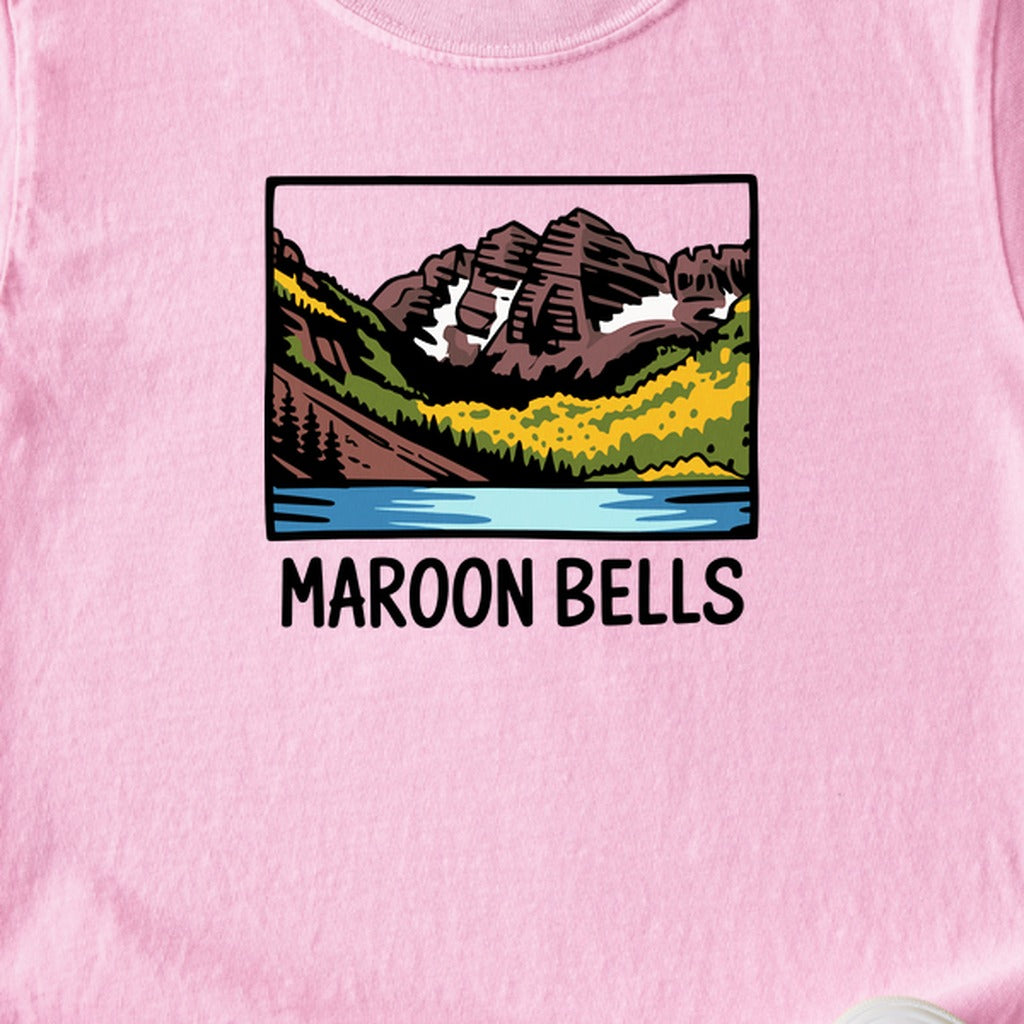 Maroon Bells Kids Cotton T-Shirt