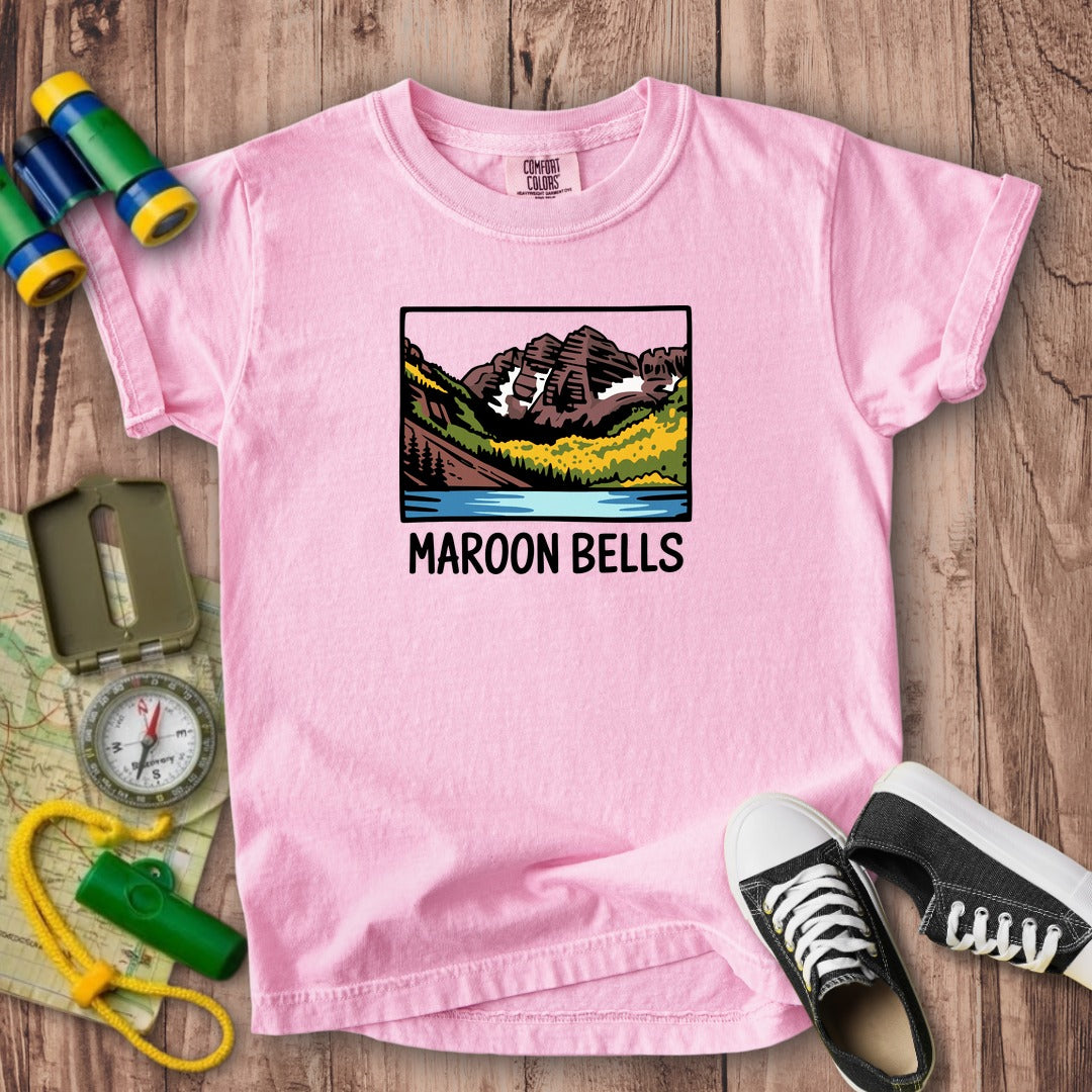 Maroon Bells Kids Cotton T-Shirt