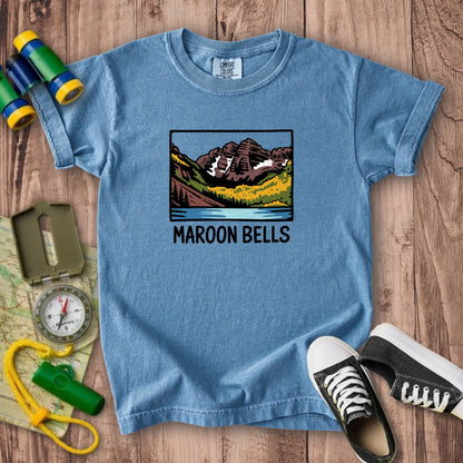 Maroon Bells Kids Cotton T-Shirt