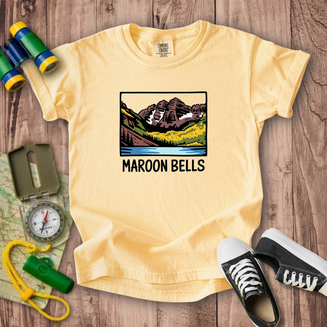 Maroon Bells Kids Cotton T-Shirt