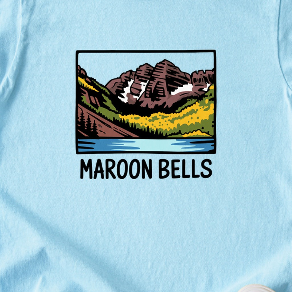 Maroon Bells Kids Cotton T-Shirt