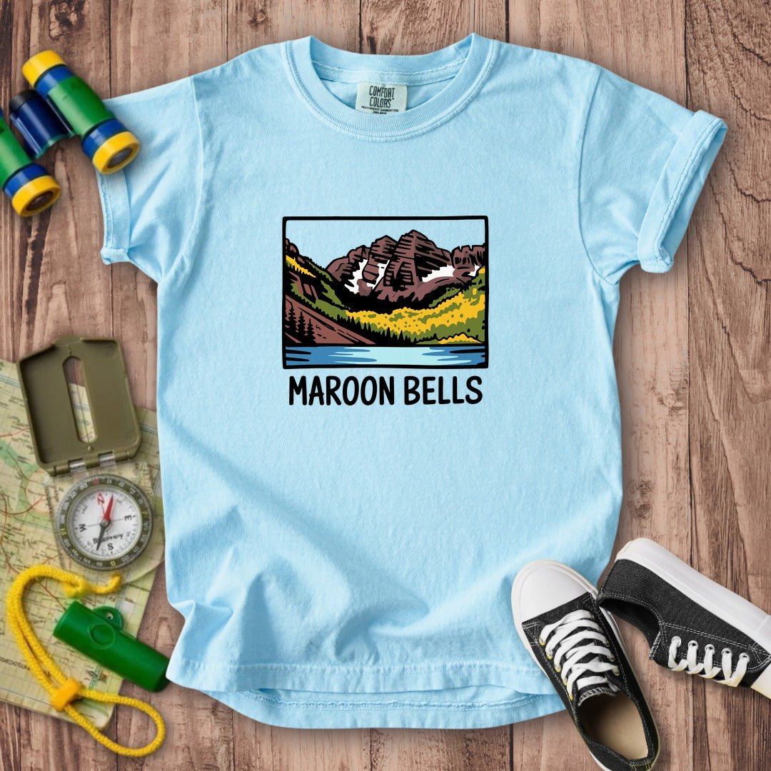 Maroon Bells Kids Cotton T-Shirt