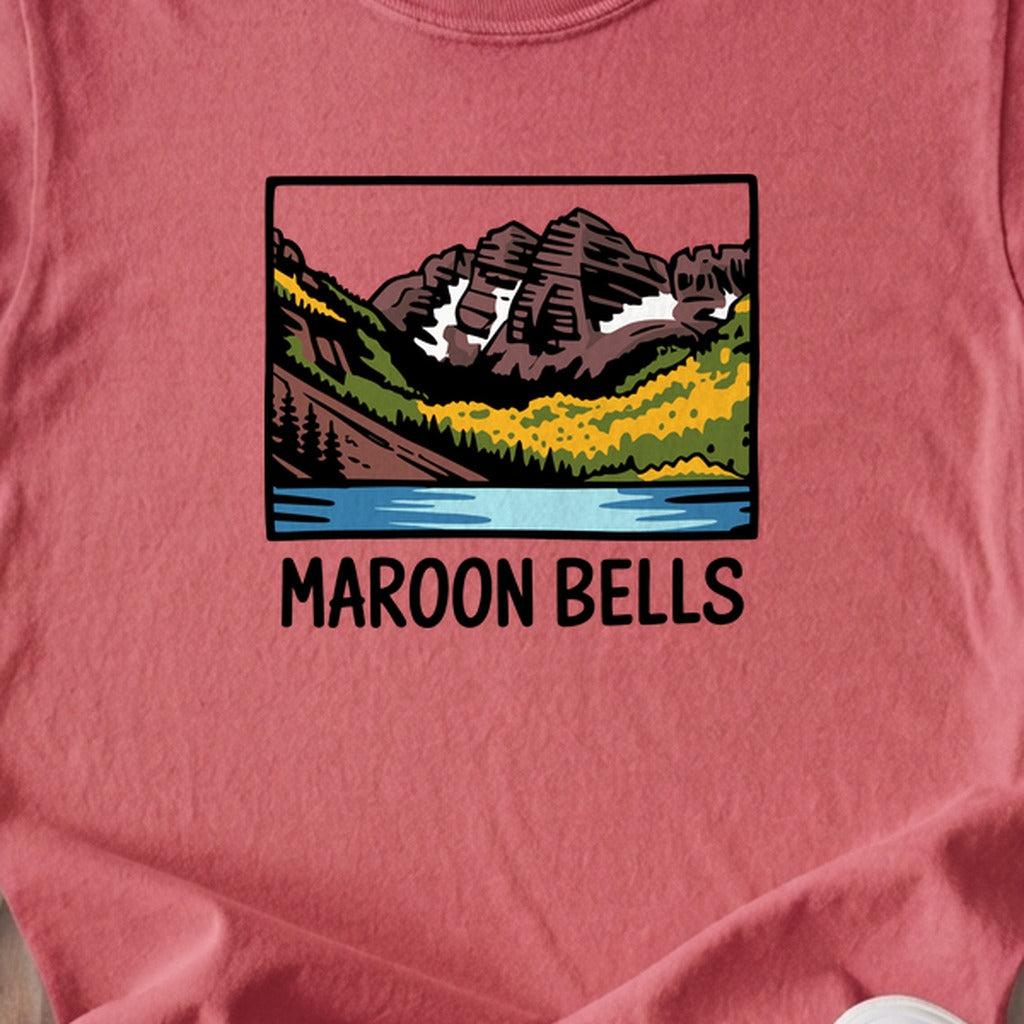 Maroon Bells Kids Cotton T-Shirt