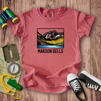 Maroon Bells Kids Cotton T-Shirt