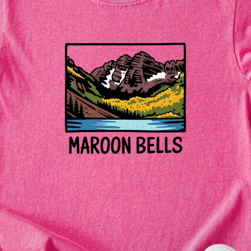 Maroon Bells Kids Cotton T-Shirt
