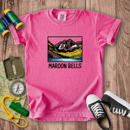 Maroon Bells Kids Cotton T-Shirt
