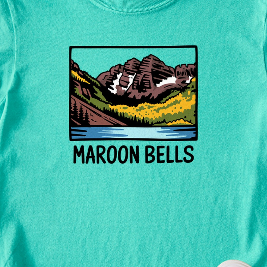 Maroon Bells Kids Cotton T-Shirt