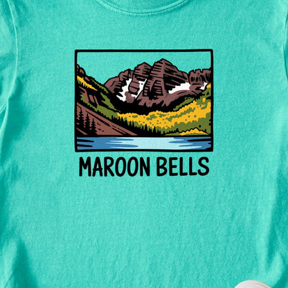 Maroon Bells Kids Cotton T-Shirt
