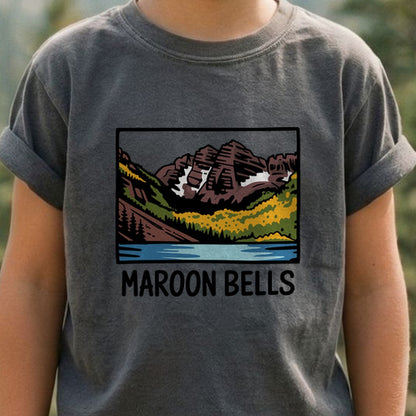 Maroon Bells Kids Cotton T-Shirt
