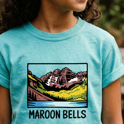 Maroon Bells Kids Cotton T-Shirt