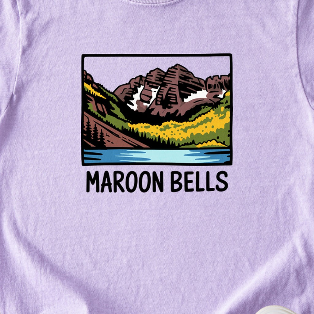 Maroon Bells Kids Cotton T-Shirt