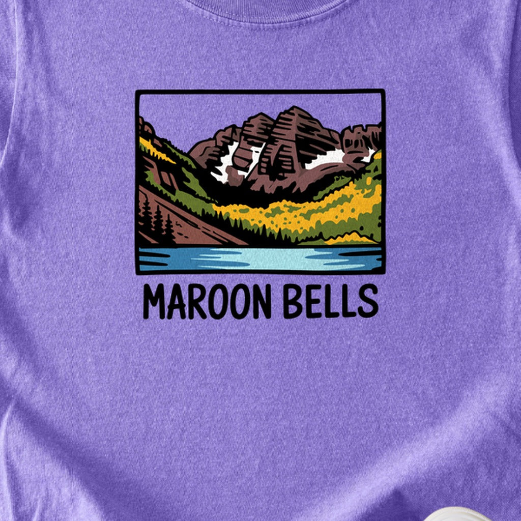 Maroon Bells Kids Cotton T-Shirt