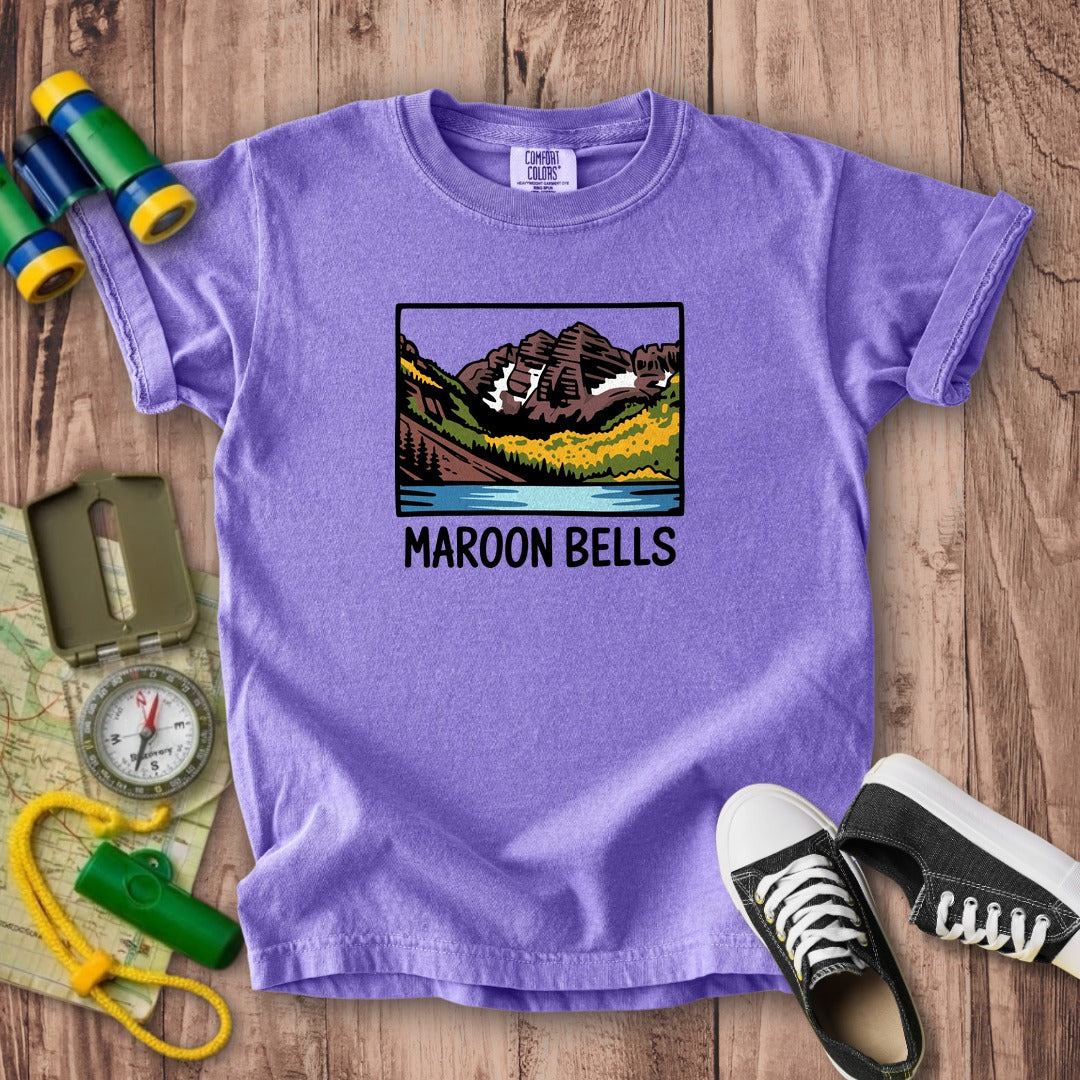 Maroon Bells Kids Cotton T-Shirt