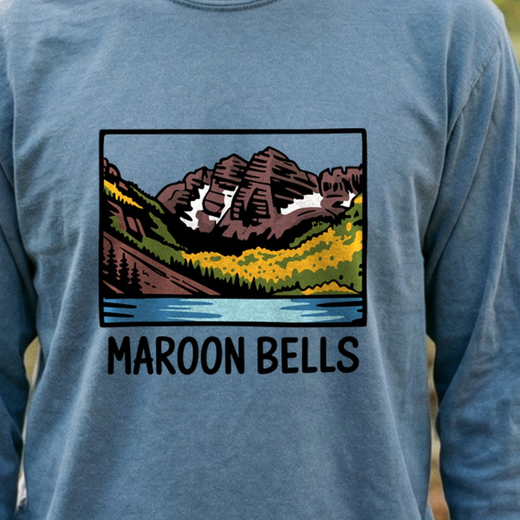 Maroon Bells Cotton Long Sleeve