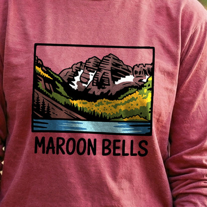 Maroon Bells Cotton Long Sleeve