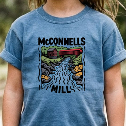 McConnells Mill State Park Kids Cotton T-Shirt