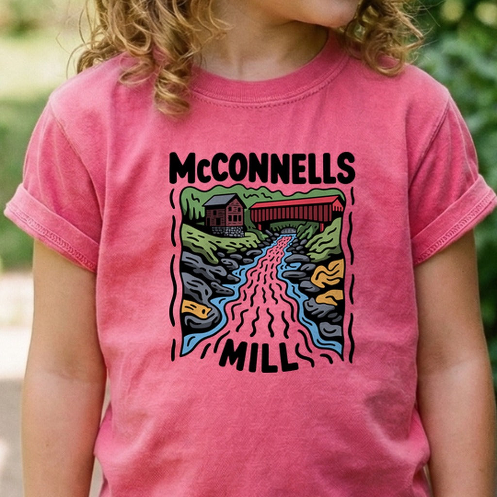 McConnells Mill State Park Kids Cotton T-Shirt