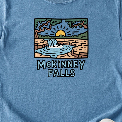 McKinney Falls Kids Cotton T-Shirt