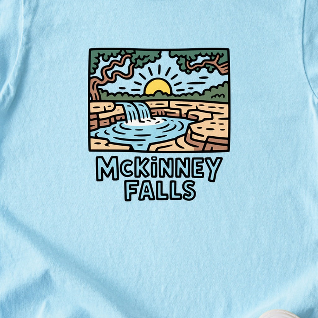 McKinney Falls Kids Cotton T-Shirt
