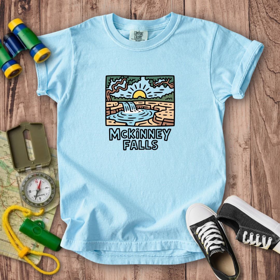 McKinney Falls Kids Cotton T-Shirt