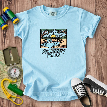 McKinney Falls Kids Cotton T-Shirt