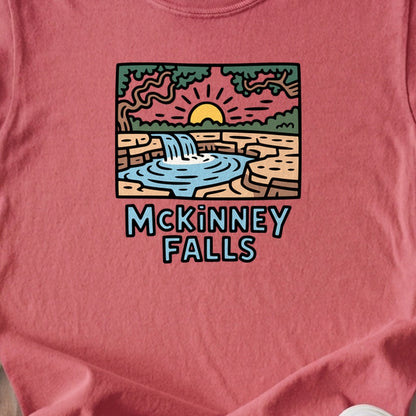 McKinney Falls Kids Cotton T-Shirt