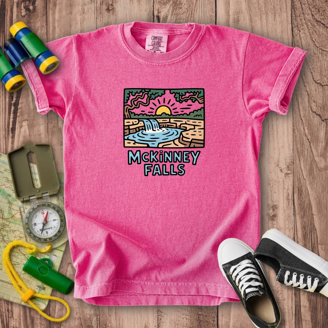 McKinney Falls Kids Cotton T-Shirt
