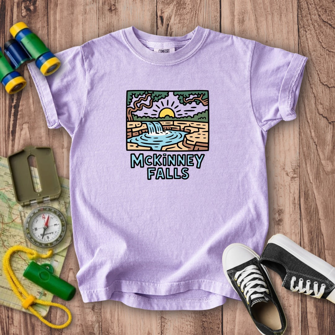 McKinney Falls Kids Cotton T-Shirt