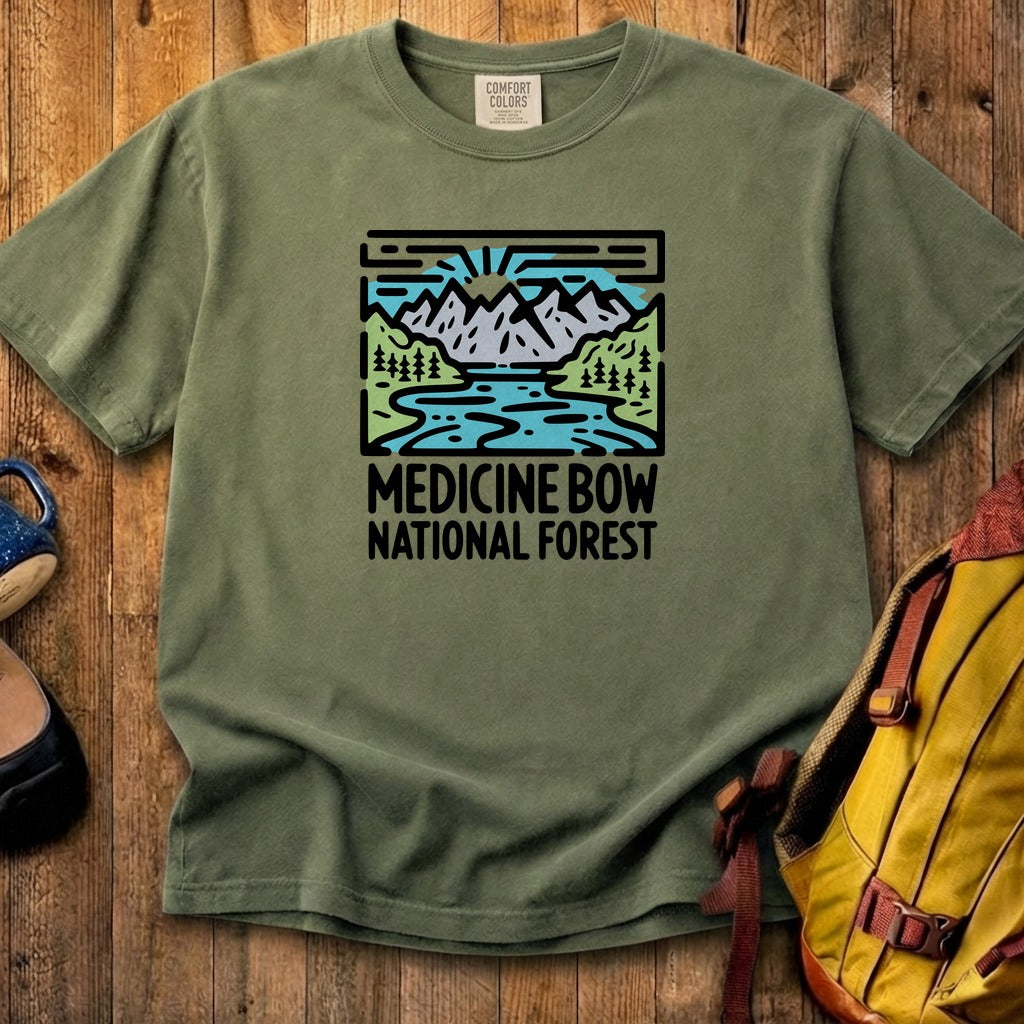 Medicine Bow National Forest Cotton T-Shirt