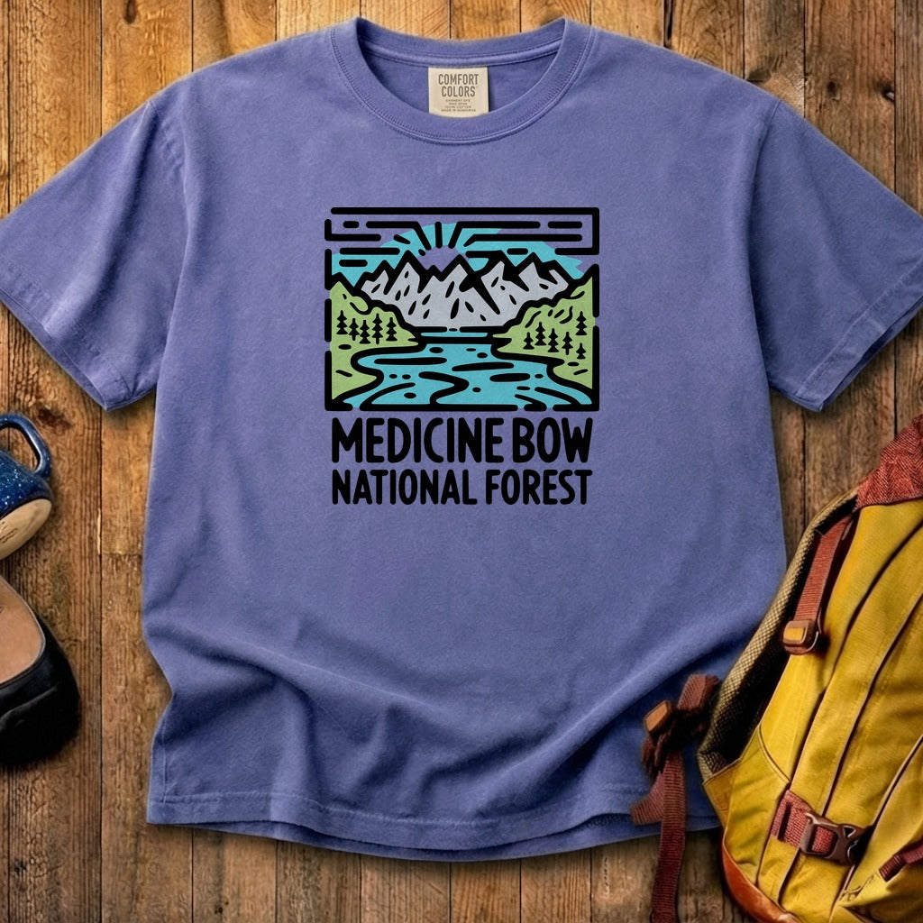 Medicine Bow National Forest Cotton T-Shirt
